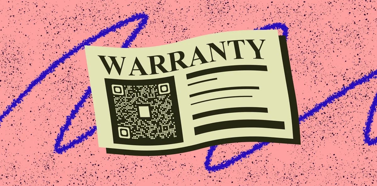 QR code generator for warranty registration