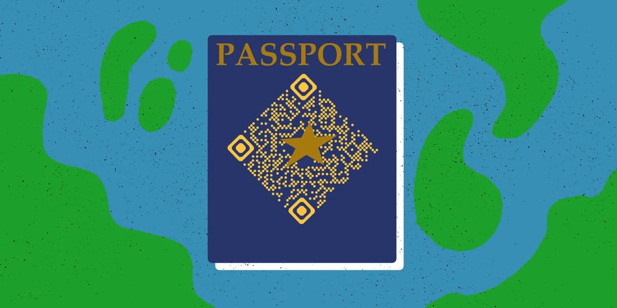 Travel ticket QR codes for airlines, trains, and events