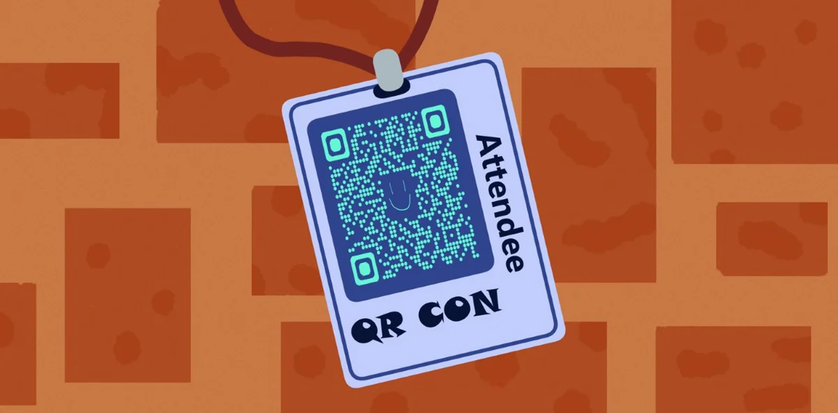 How to add a QR code to a physical ticket or badge