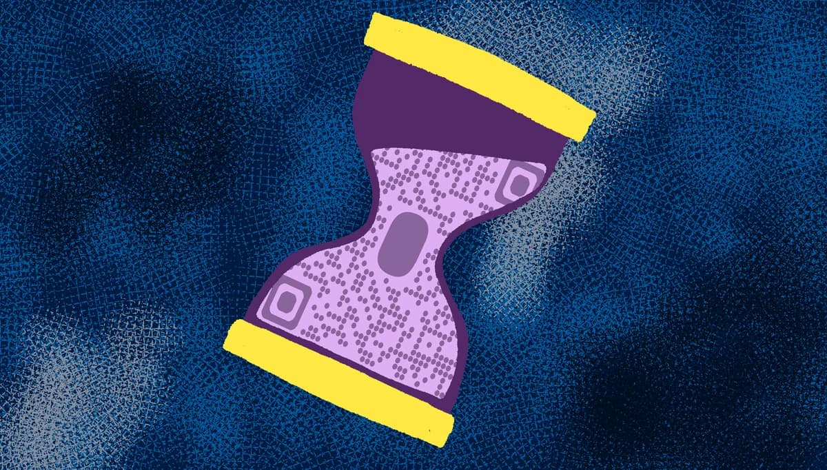 Hours tracking QR codes for employee time management